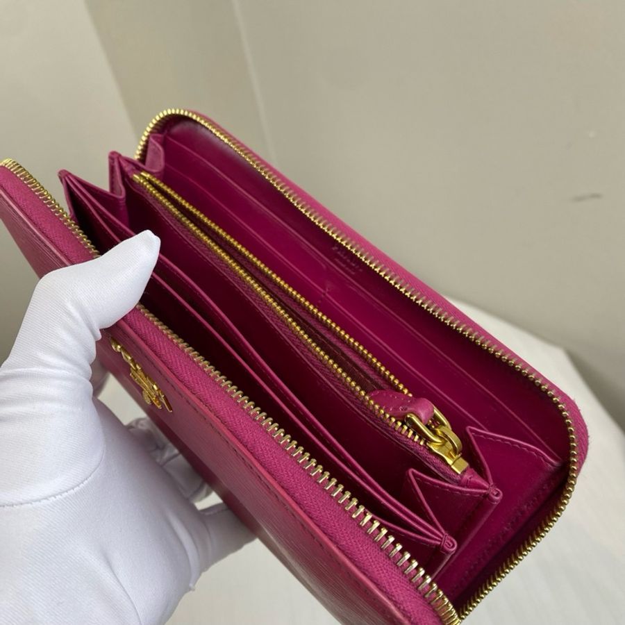 普拉达/Prada 桃紅色 牛皮 长 19 x 宽 2 x 高 10 cm-8