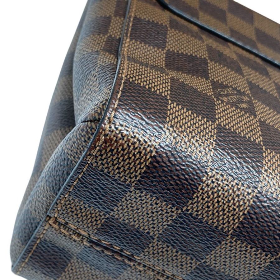 LOUIS VUITTON 路易威登 N40113 DAMIER VAVIN PM PVC帆布 棋盤格 棕色×米色 金釦-8