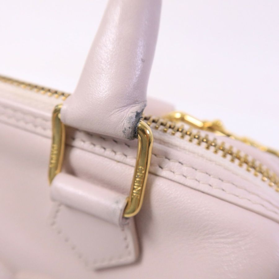 CELINE 牛皮皮革Small Boston Bag手挽肩背兩用袋-17