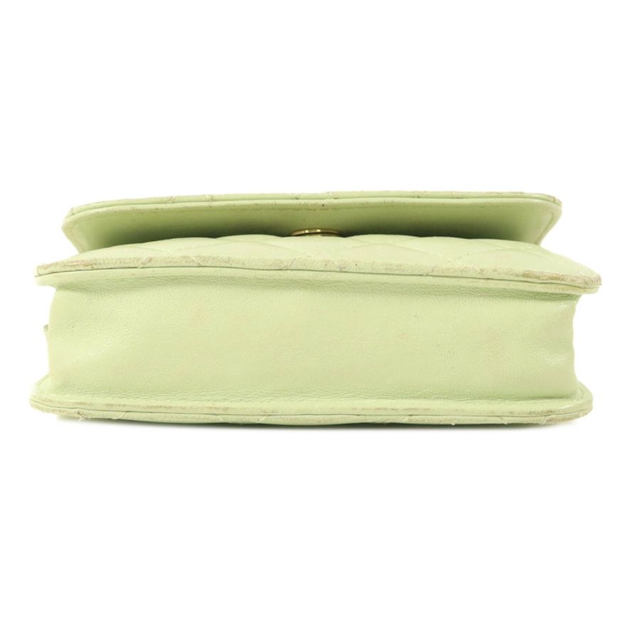 CHANEL 羊皮皮革Pearl Crush Mini Flap Bag鏈帶肩背袋-3