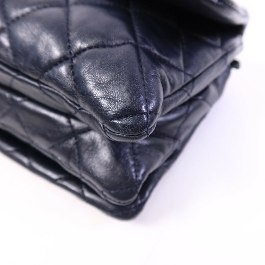 CHANEL 羊皮皮革Chain Shoulder Bag肩背袋-10