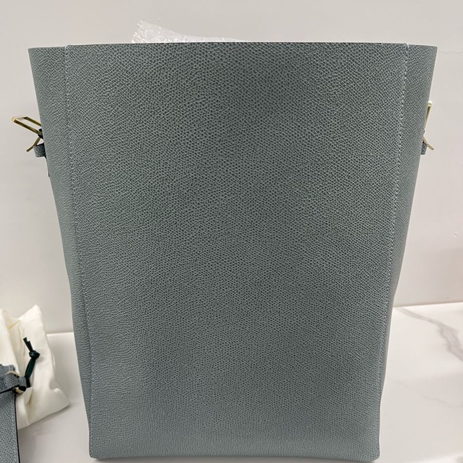 全新valextra medium bucket bag霧霾藍中號水桶包-2