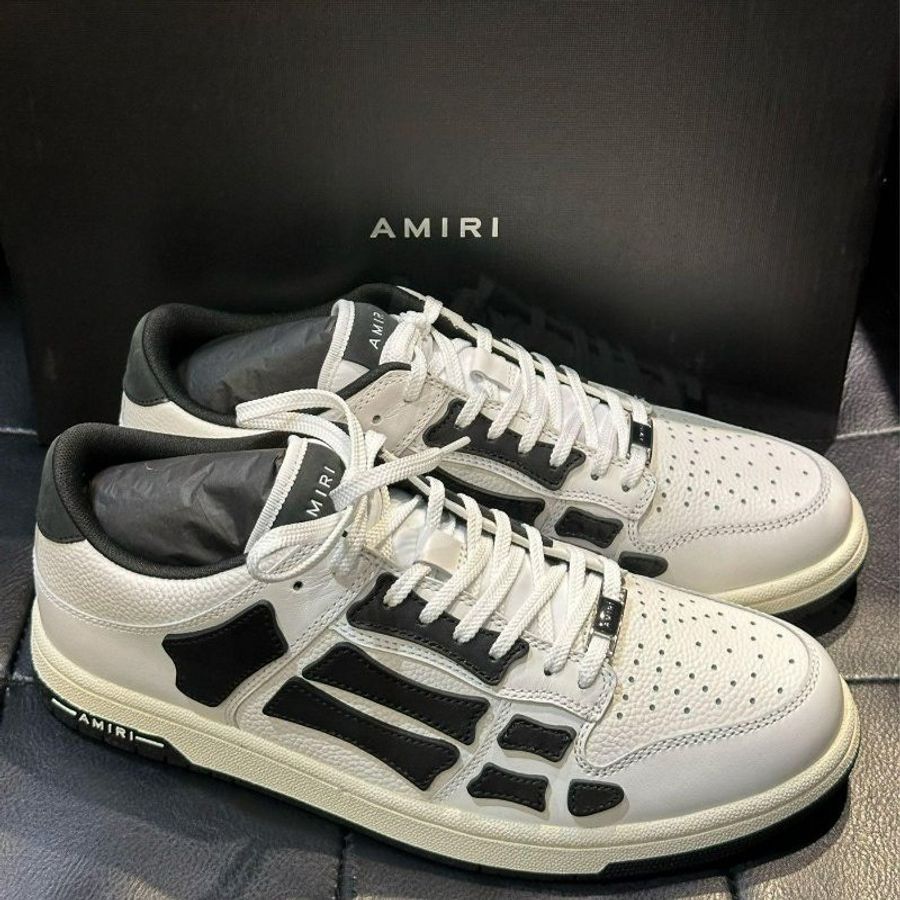 💎Han's house精品服飾💎 AMIRI 阿米里 皮革 骨頭 鞋 現貨 44/45 原價23700-1