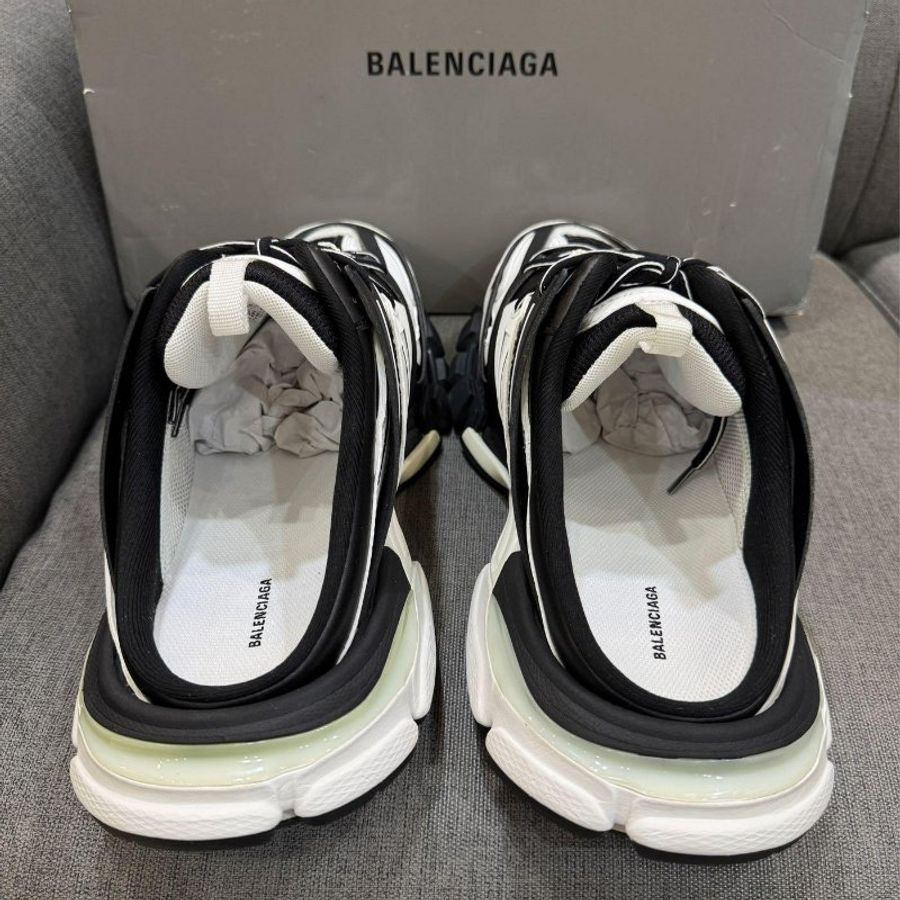 💎Han's house精品服飾💎Balenciaga Track Mule 巴黎世家 半拖 懶人鞋 現貨45 原價29200-4