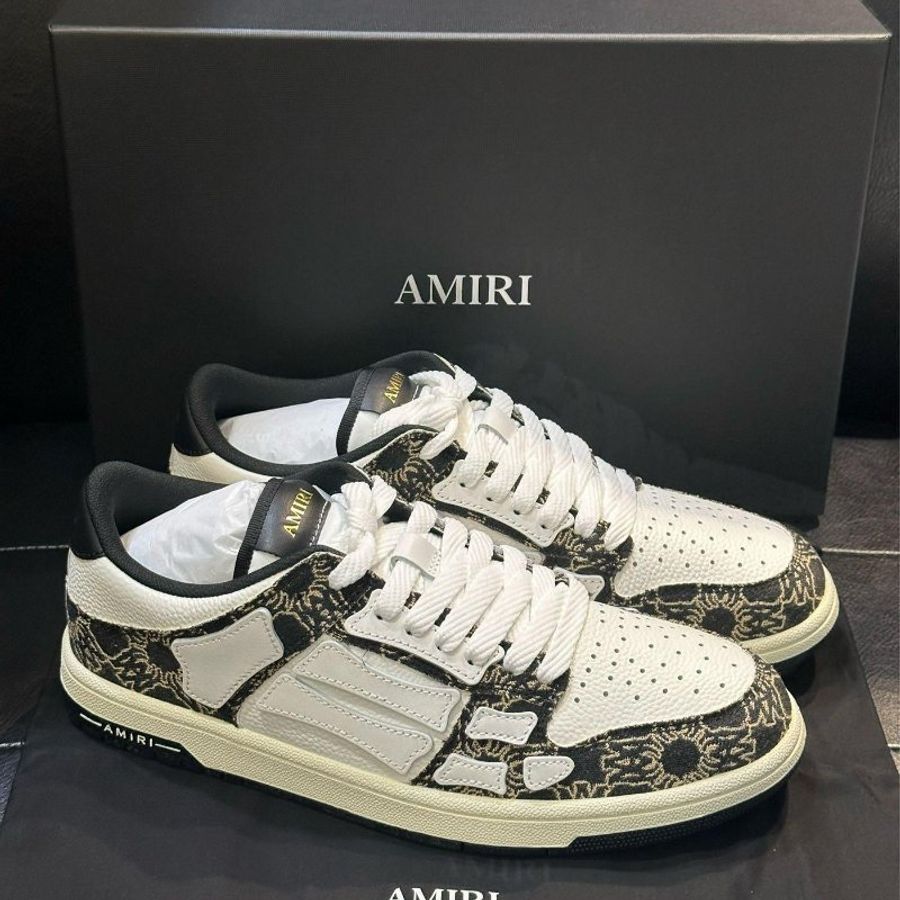 💎Han's house精品服飾💎AMIRI 阿米里 皮革 骨頭 鞋 現貨43/44 原價25100-0