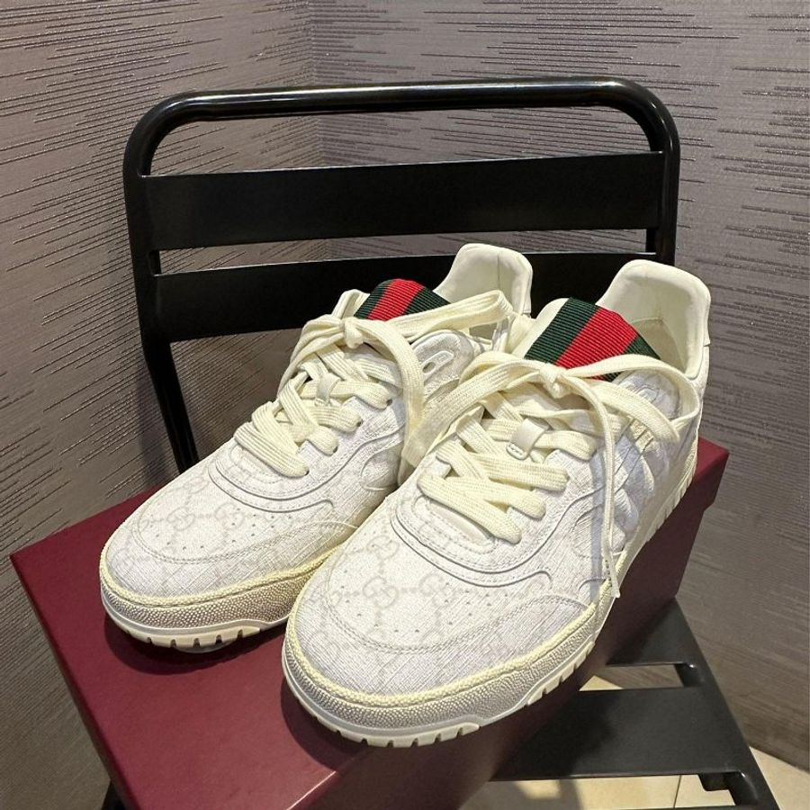 💎Han's house精品服飾💎GUCCI 古馳 老花 Re Web 鞋 義大利製 現貨 27 原價38000-5