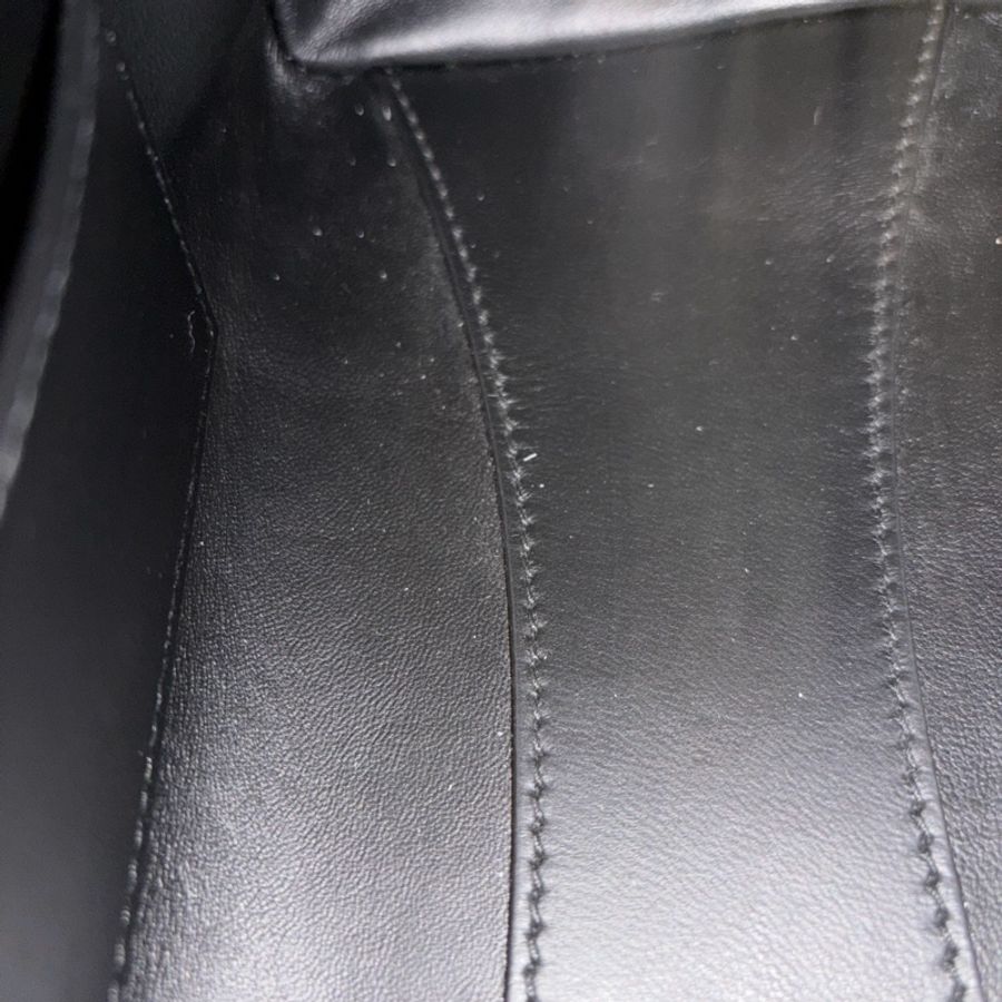 Ferragamo 秀款黑色牛皮配鴕鳥羽毛肩背包-3