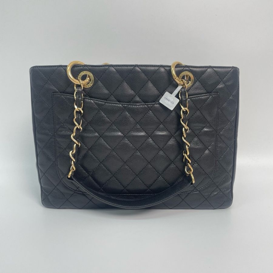 Chanel • 經典黑金荔枝牛皮Gst 有卡-6