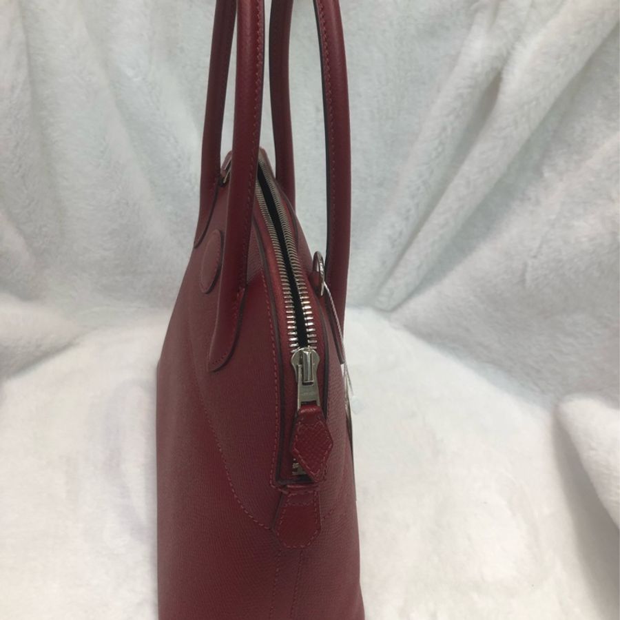 Hermes Bolide 27 紅色銀扣 X Stamp XC372-3