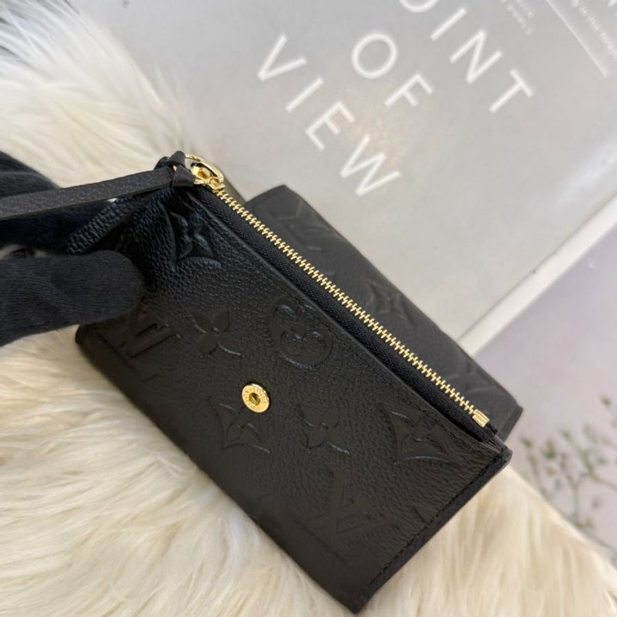 全新 LV Victorine 黑壓紋短夾-4