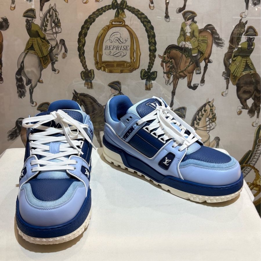 LV Trainer 漸變藍 胖丁 尺碼8.5/42.5碼 98新-2