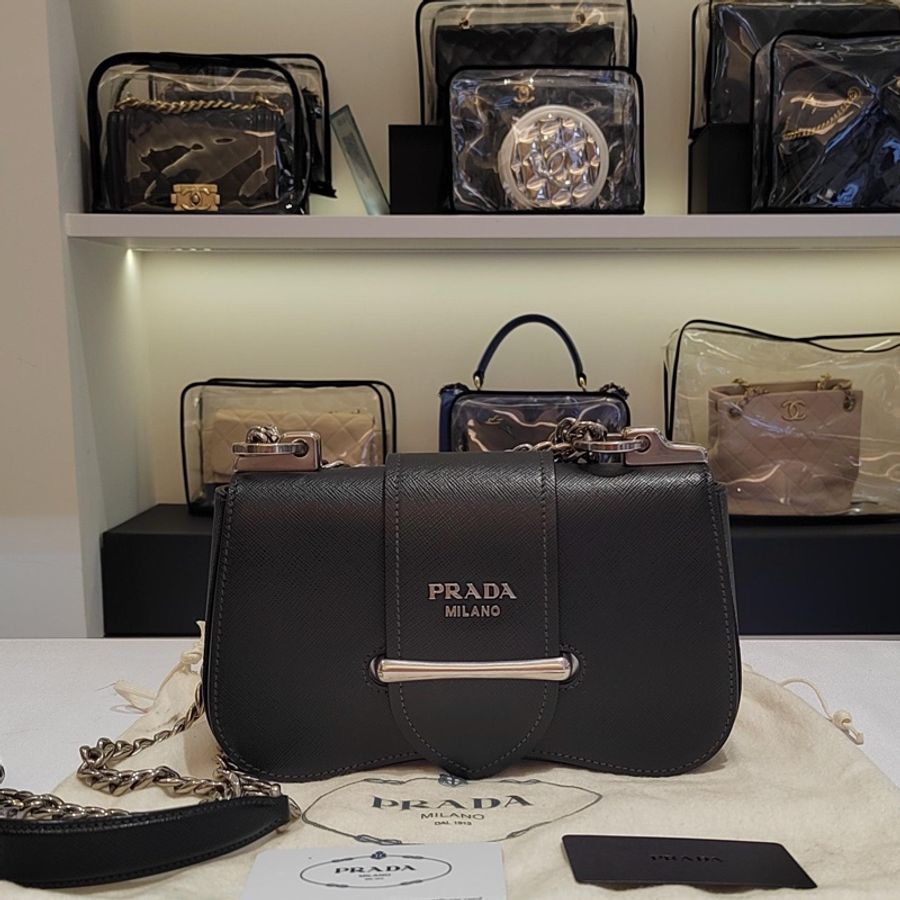 Prada 普拉達 Sidonie皮革單肩包-0