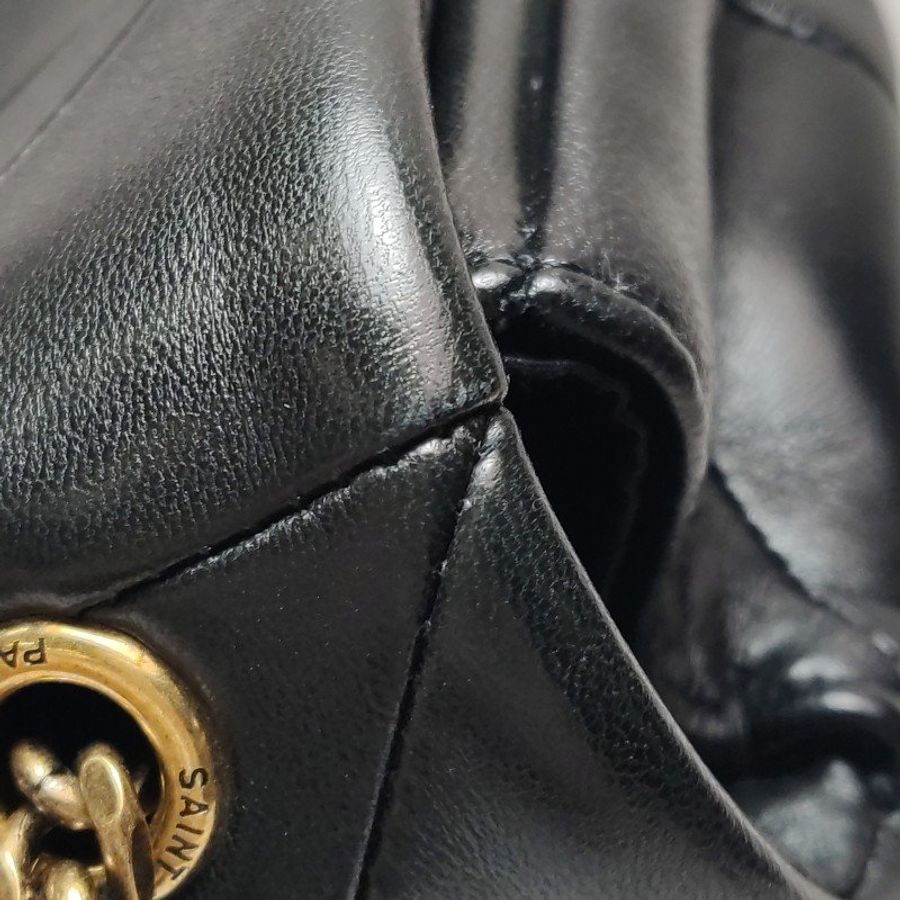 Saint Laurent Jamie 4.3中型羊皮純色YSL標誌單肩包-15