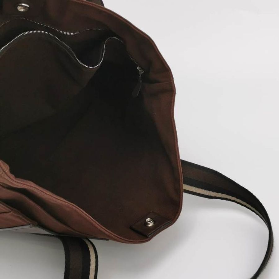 Hermes Troca Horizo​​​​ntal單肩包帆布Evergrain牛皮銀扣紅棕色白色89黑色灰色-6