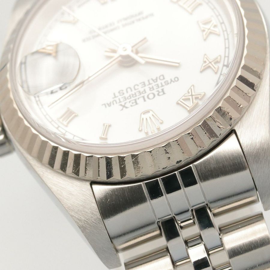 18K白金 不鏽鋼 白面盤 Datejust 腕錶【ROLEX 勞力士】 79174-9