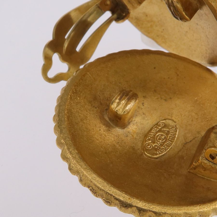CHANEL 金屬Vintage Earrings耳環-4