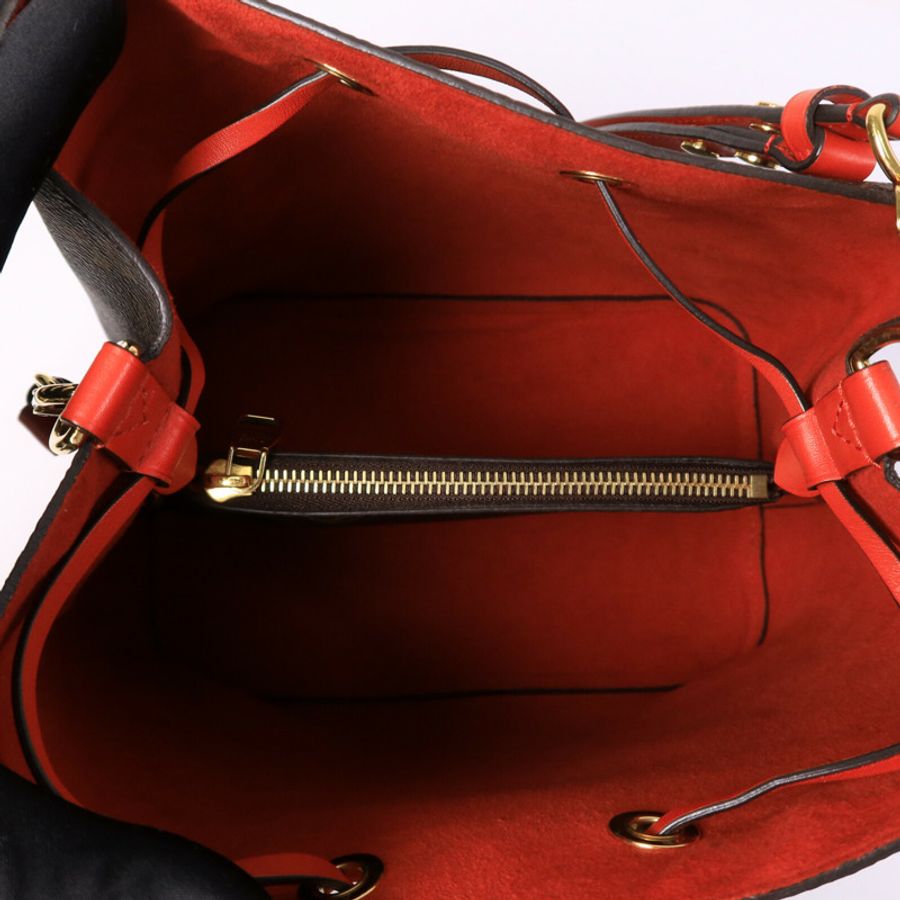 LOUIS VUITTON Monogram NeoNoe MM肩背袋Coquelicot-4