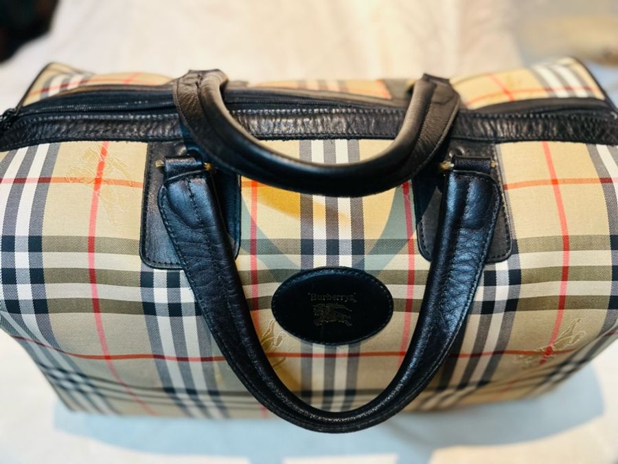 Burberrys古董行李袋-4