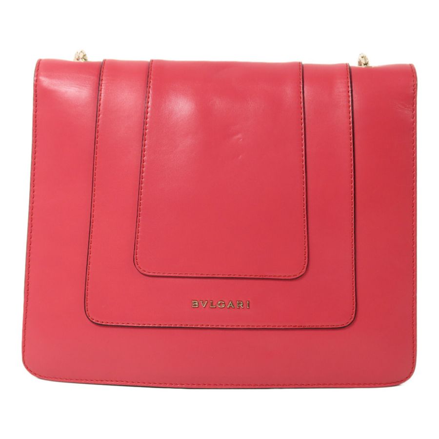 BVLGARI 牛皮皮革Shoulder Bag鏈帶肩背袋-1