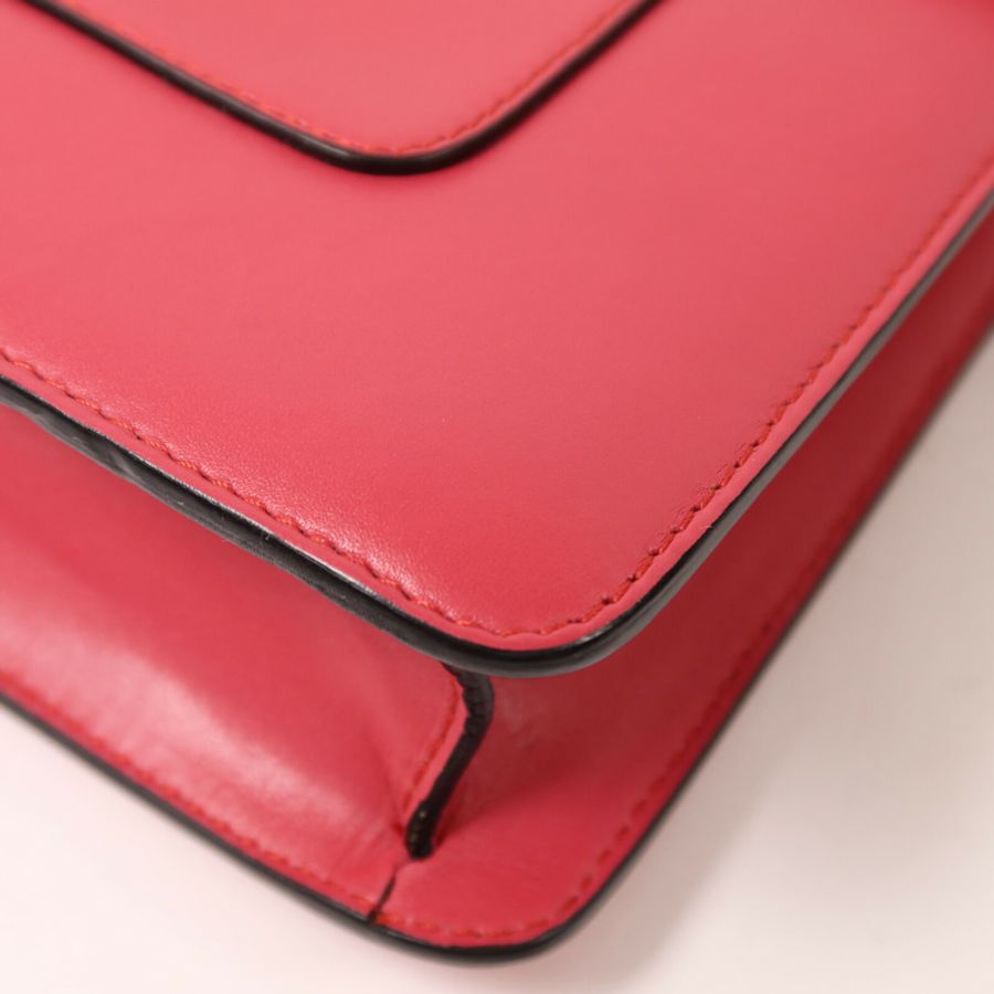 BVLGARI 牛皮皮革Shoulder Bag鏈帶肩背袋-12