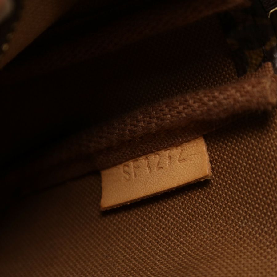 LOUIS VUITTON Monogram Mini Pochette Accessoires鏈帶手挽袋-6