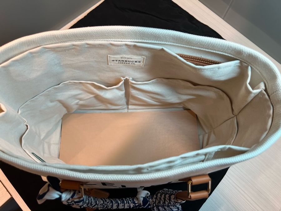 【近全新正品】Celine Cabas Tote 帆布托特包-大號(附保卡、訂製內袋與雙風格絲巾)-16