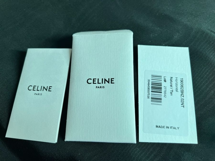 【近全新正品】Celine Cabas Tote 帆布托特包-大號(附保卡、訂製內袋與雙風格絲巾)-23