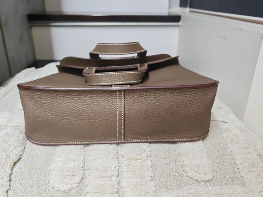 Hermes Halzan愛馬仕大象灰31有購證-60