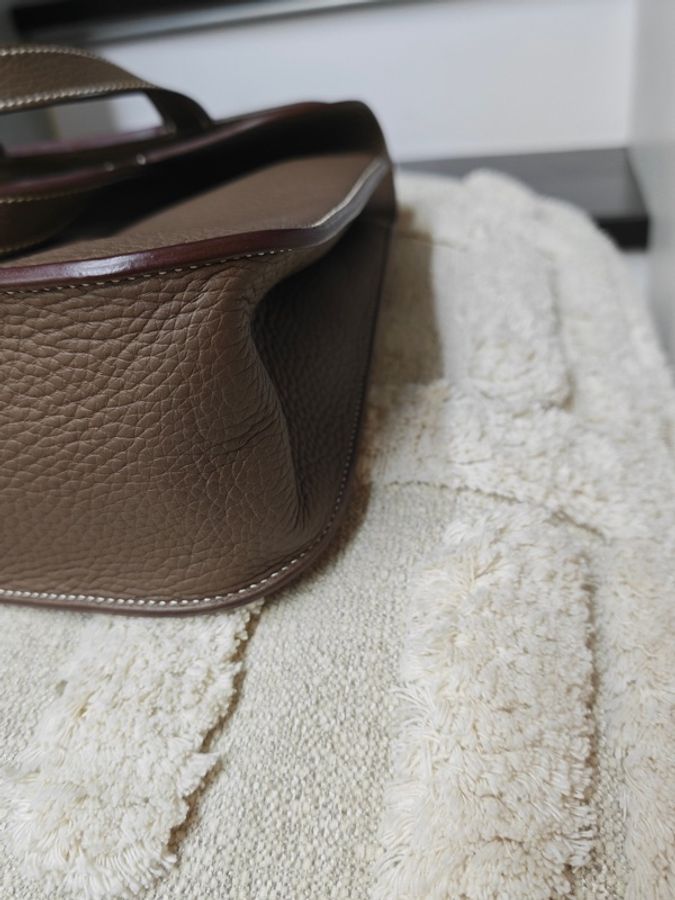 Hermes Halzan愛馬仕大象灰31有購證-61