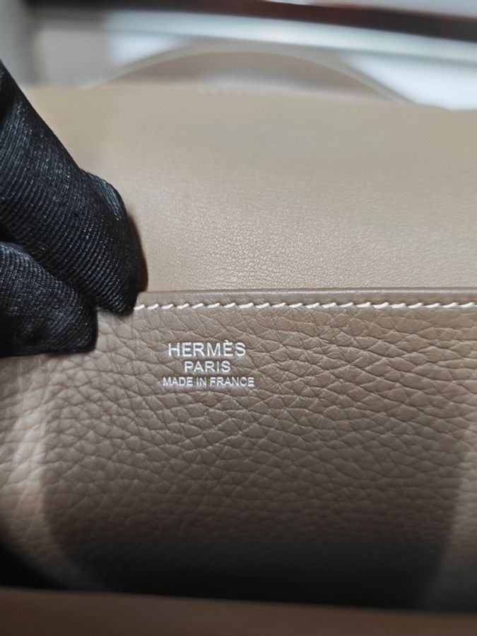 Hermes Halzan愛馬仕大象灰31有購證-64