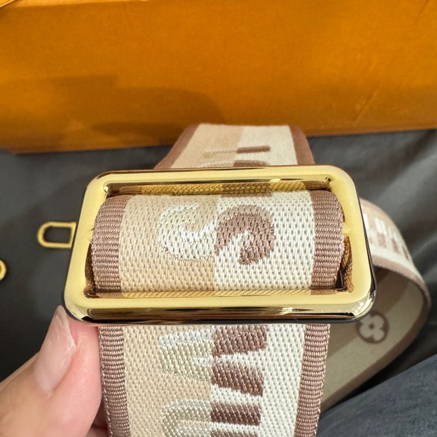 Louis Vuitton Speedy 20 芯片款💗原廠奶茶色背帶(盒裝完整）-15