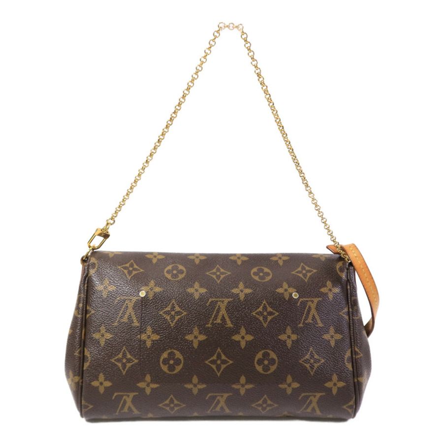 LOUIS VUITTON Monogram Favorite MM金扣手挽肩背兩用袋-1