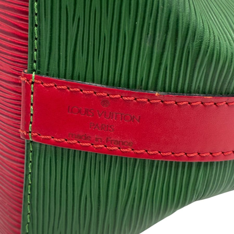 綠/紅色 EPI 水波紋 牛皮 Petit Noe 肩背包 M44147【LOUIS VUITTON LV 路易威登】 M44147-3