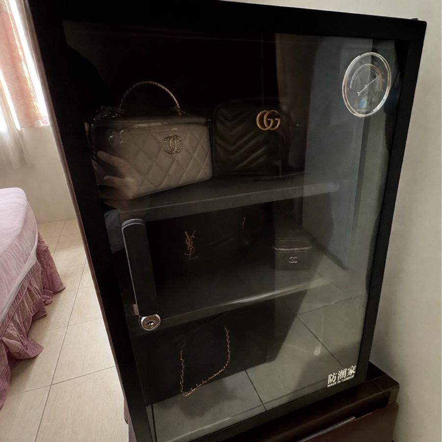 BURBERRY 巴寶莉 棉麻格紋拚皮革可拆手拿WOC斜背包(卡其x黑)-4