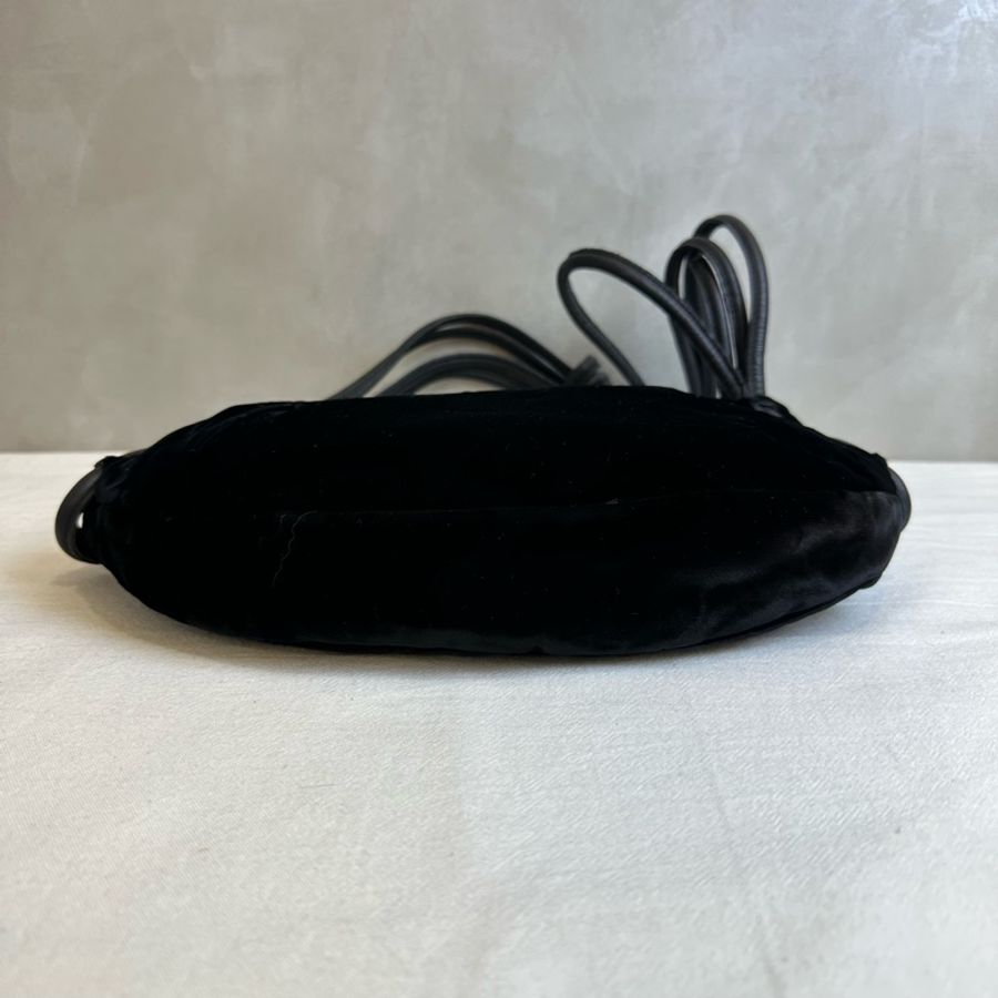 【赫蒂國際精品】Emporio Armani 亞曼尼 毛毛半月包 水餃包 vintage-4