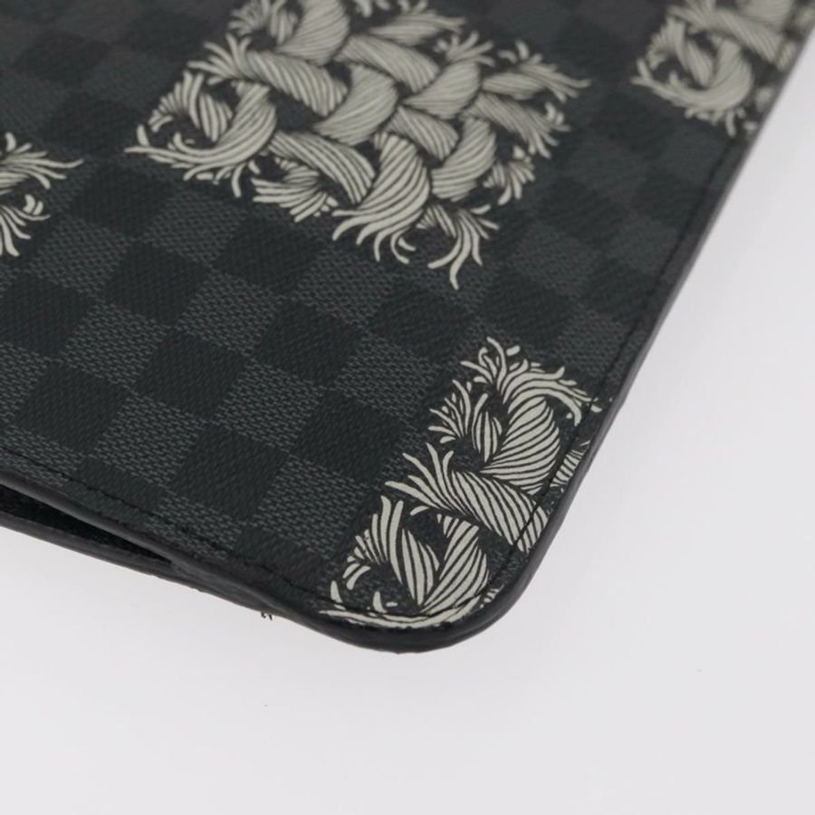 【日本直送】路易威登 Damier Graphite Pochette Jules GM 手拿包 M61232 正品 YKZ1258A-14