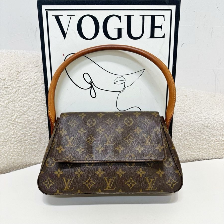 LV/路易威登   中古款looping單肩腋下包-0