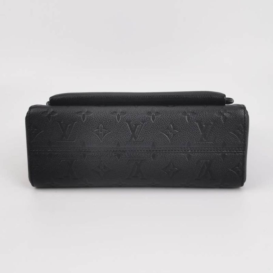 Louis Vuitton (LV) Vavin小號牛皮壓花純色鎖扣單肩包-5