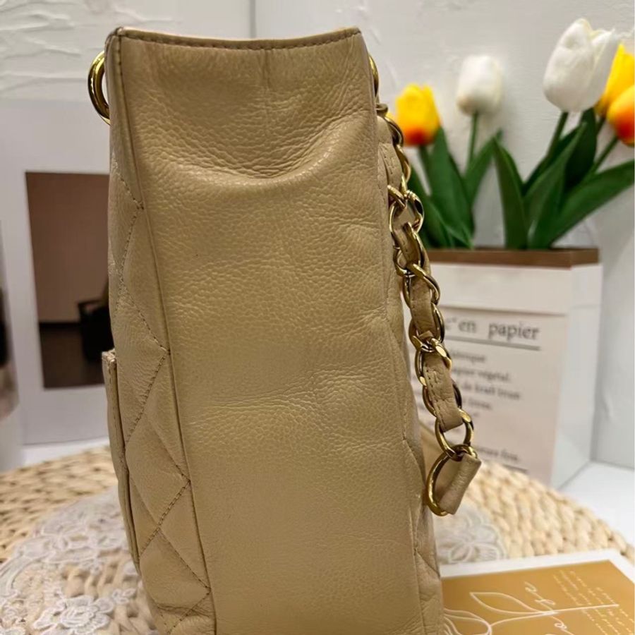Chanel PST小號托特 - 米色-15