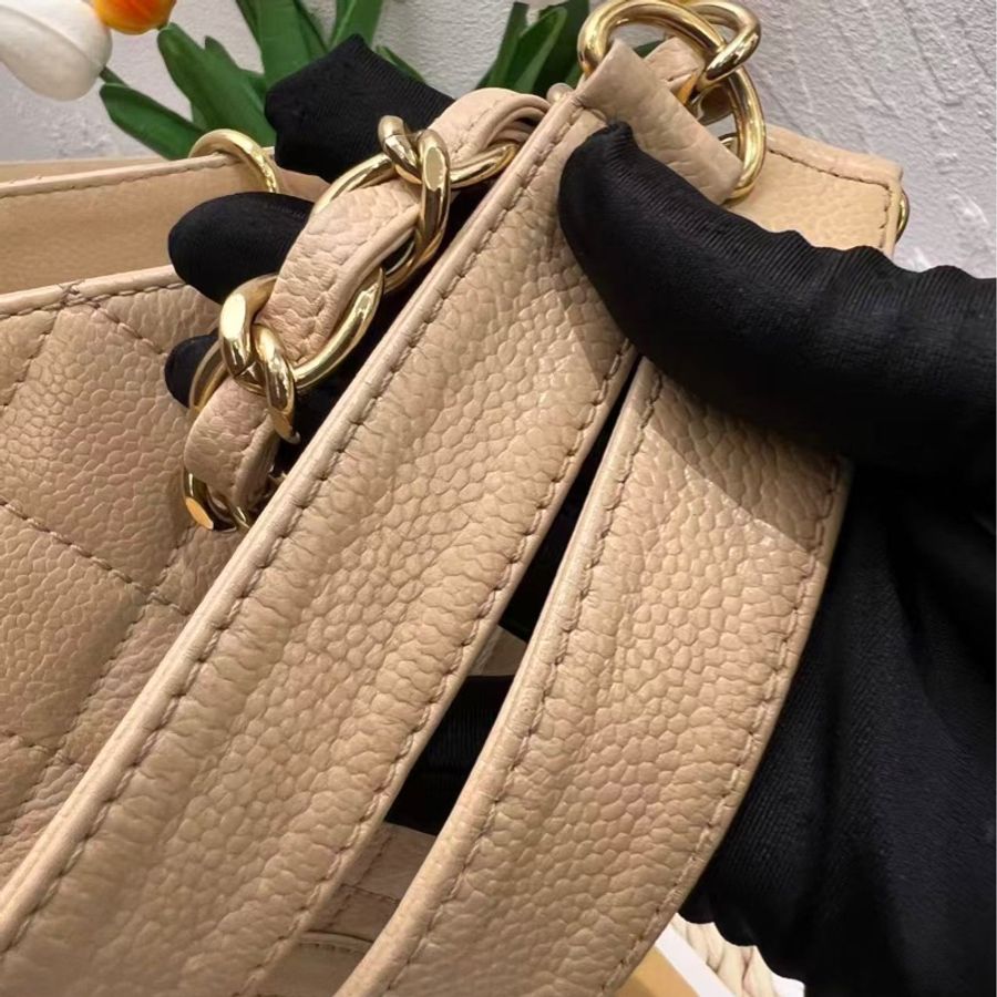 Chanel PST小號托特 - 米色-20