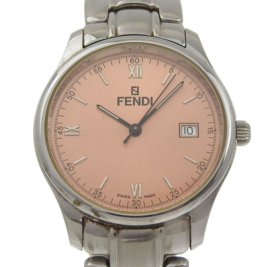 Fendi Olologi 女士腕錶 210G 不鏽鋼石英模擬青銅錶盤-0