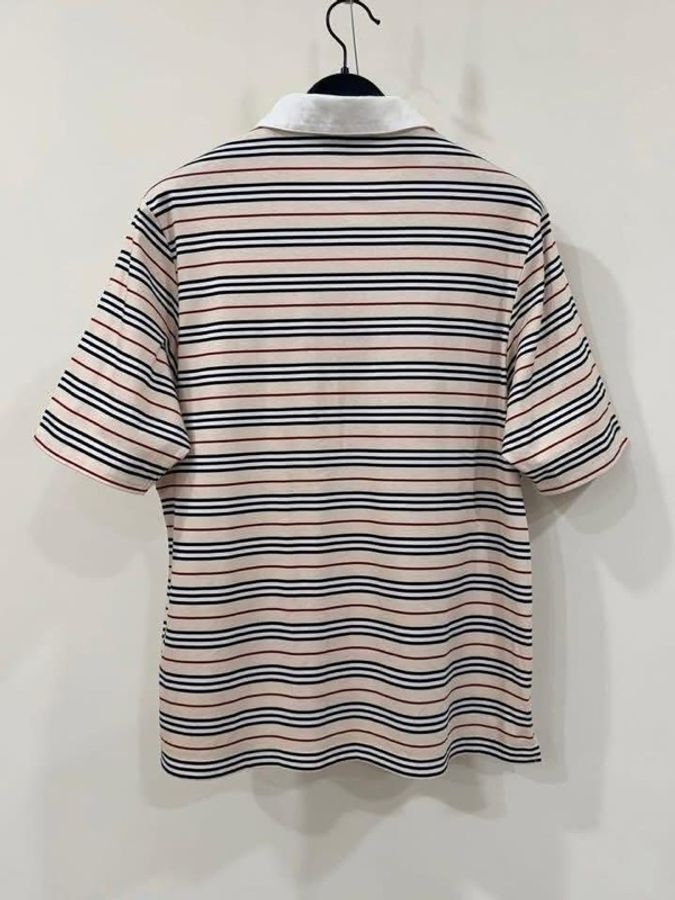 BURBERRY GOLF 經典色橫條戰馬上衣-3
