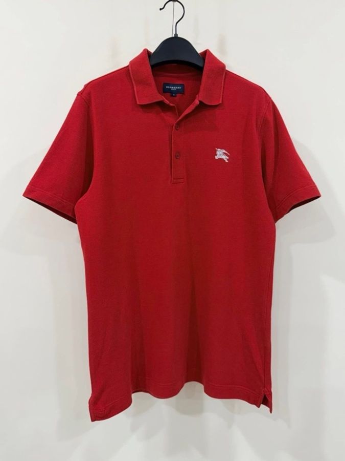 BURBERRY GOLF 紅色POLO戰馬-3