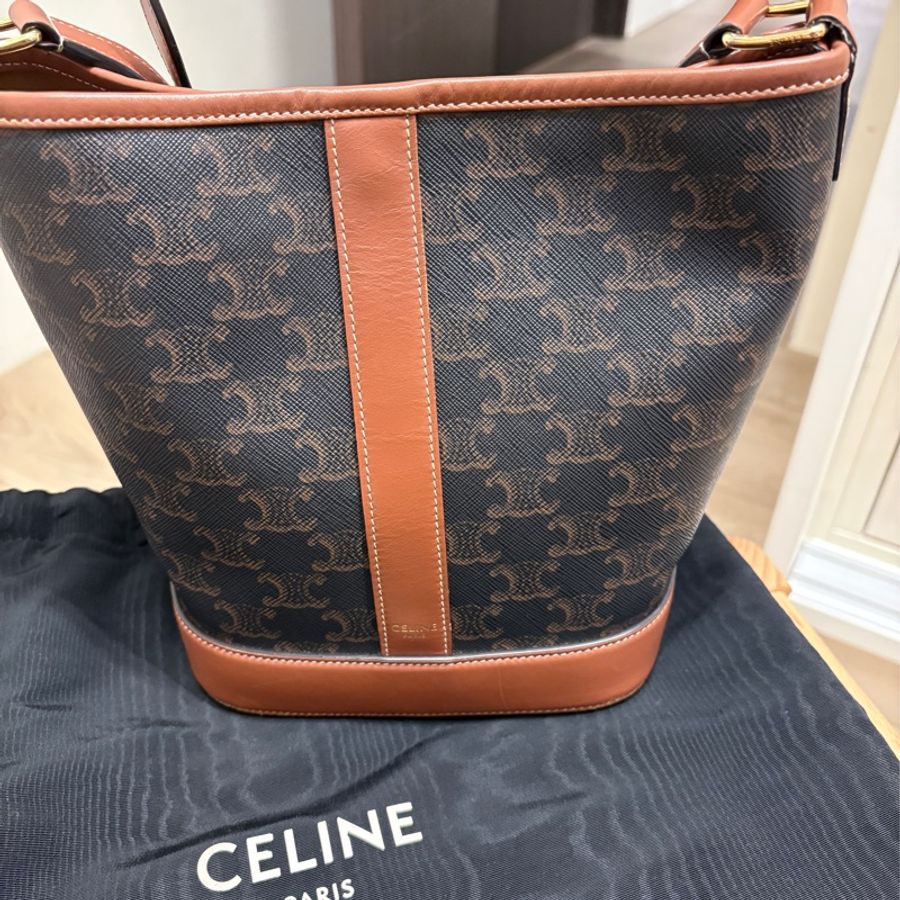Celine老花小水桶-0