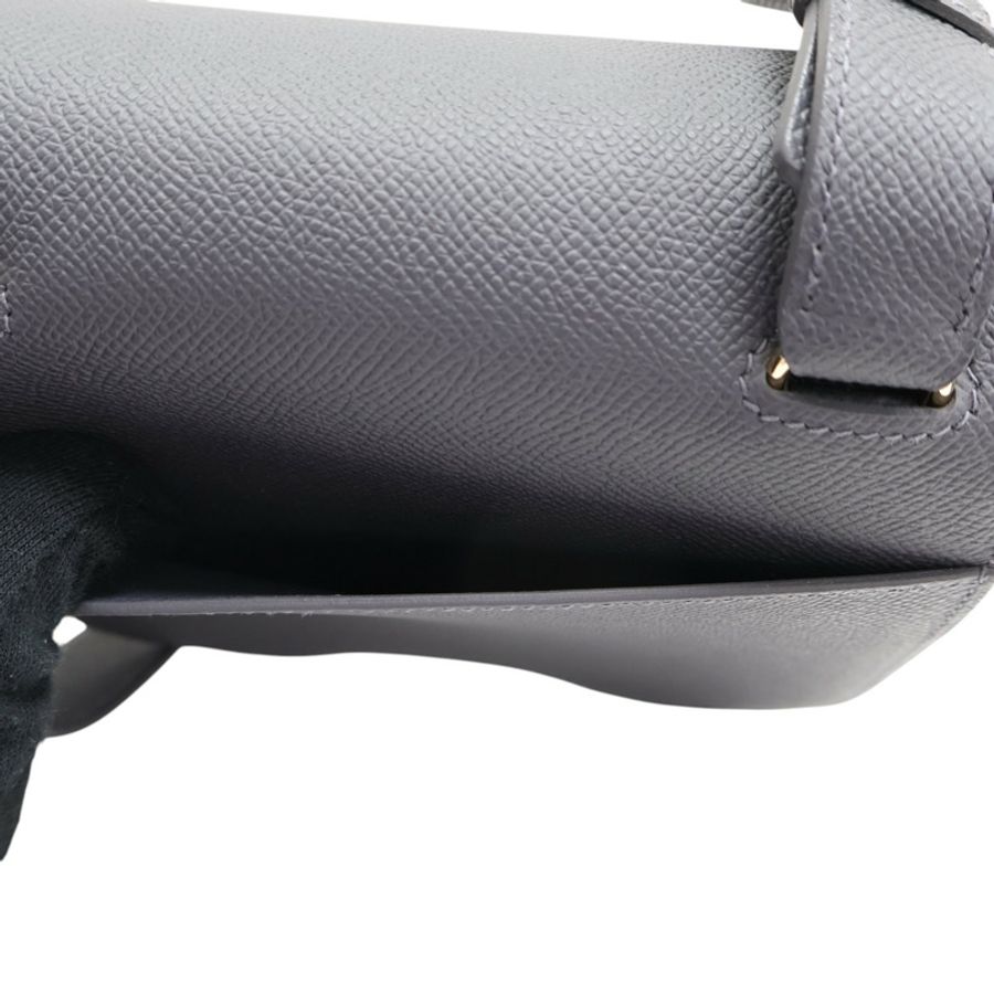 石板灰 EPSOM牛皮 Della Cavalleria mini 肩背包 H085367CP85 K刻【HERMES 愛馬仕】 H085367CP85-11