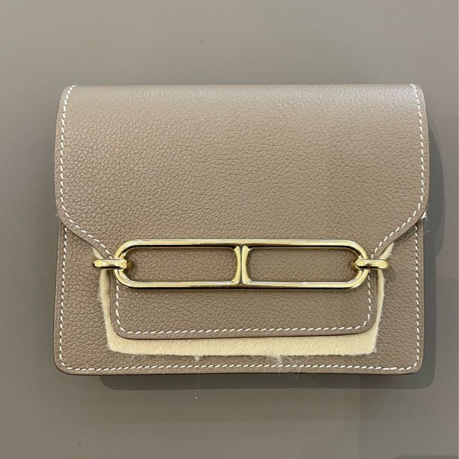 99新Hermès 愛馬仕roulis slim豬鼻子B刻  配件：盒+塵袋-0