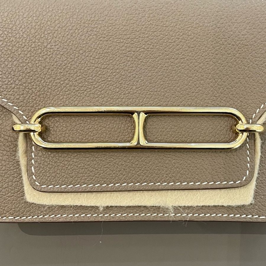 99新Hermès 愛馬仕roulis slim豬鼻子B刻  配件：盒+塵袋-3