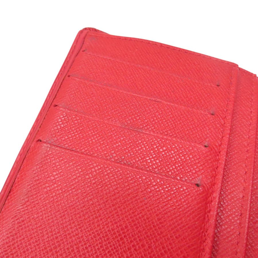 紅色 EPI水波紋牛皮 中夾【LOUIS VUITTON LV 路易威登】 M63247-9