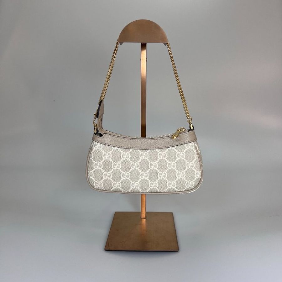 GUCCI  燕麥奶老花麻將包-2