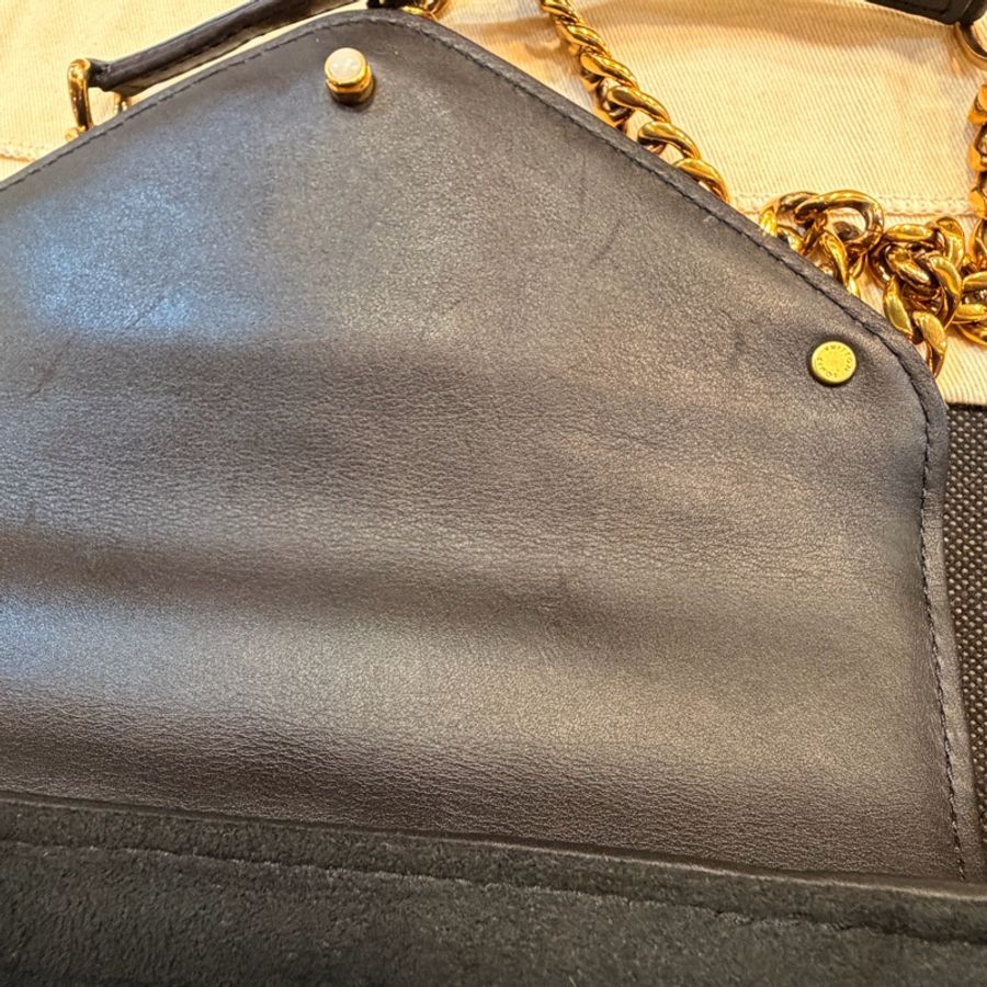 LV New Wave Chain Bag黑牛皮彩色把手斜背包-58